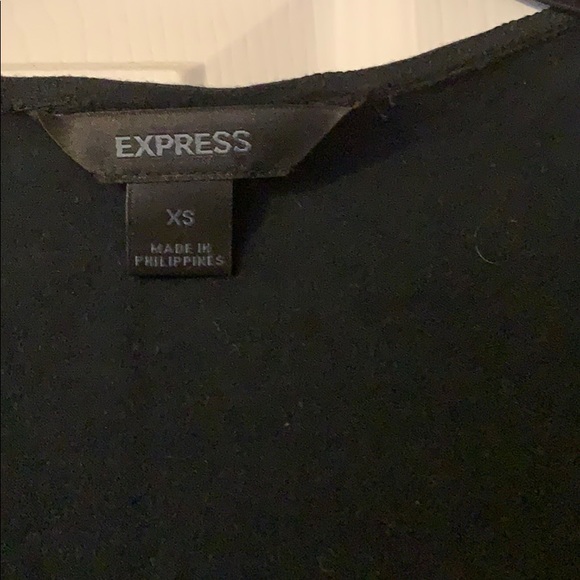 Black Wrap Dress - Picture 3 of 3